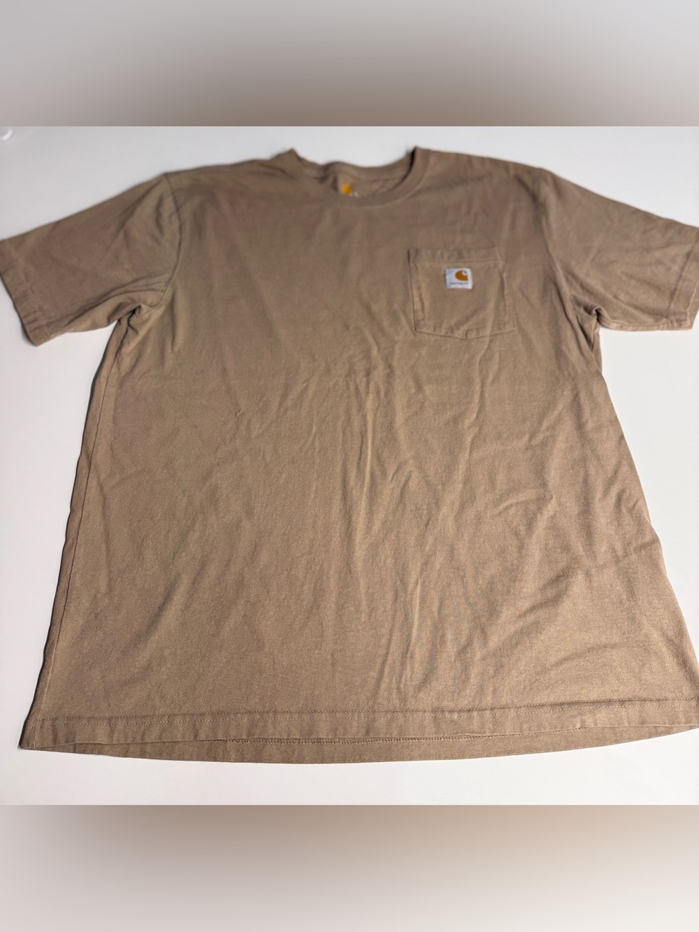 Carhartt Short-Sleeve Pocket Tee in Tan
